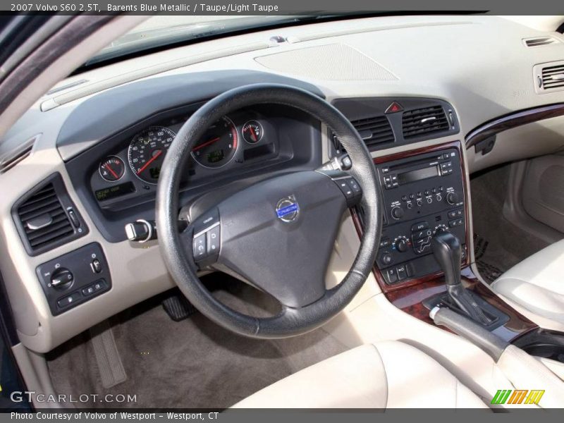 Barents Blue Metallic / Taupe/Light Taupe 2007 Volvo S60 2.5T