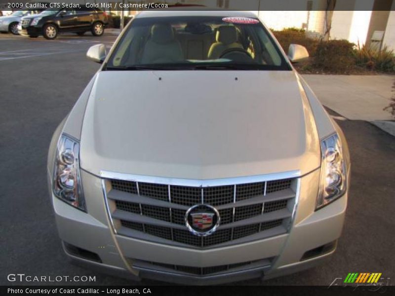 Gold Mist / Cashmere/Cocoa 2009 Cadillac CTS Sedan