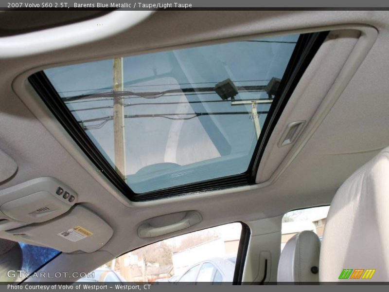 Barents Blue Metallic / Taupe/Light Taupe 2007 Volvo S60 2.5T