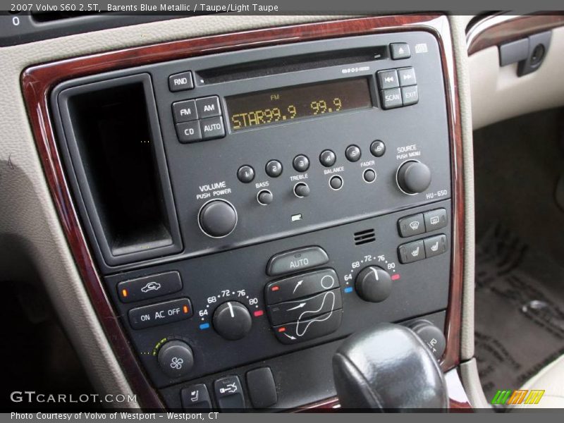 Barents Blue Metallic / Taupe/Light Taupe 2007 Volvo S60 2.5T