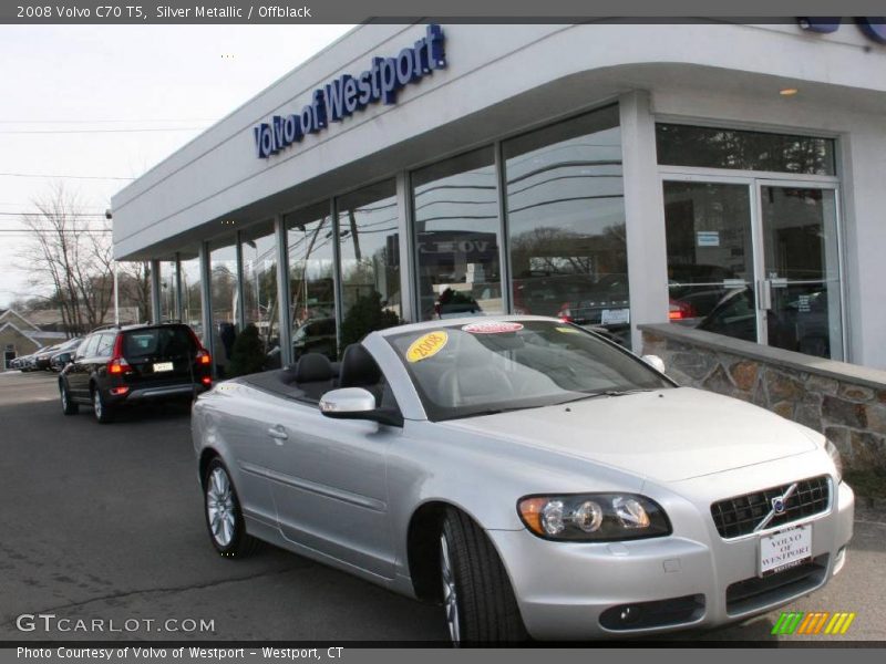 Silver Metallic / Offblack 2008 Volvo C70 T5