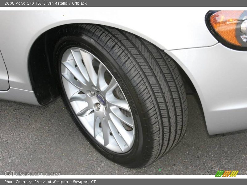 Silver Metallic / Offblack 2008 Volvo C70 T5