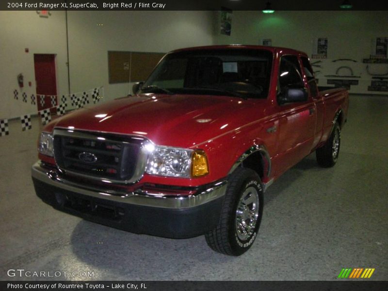 Bright Red / Flint Gray 2004 Ford Ranger XL SuperCab