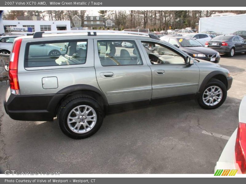 Willow Green Metallic / Taupe 2007 Volvo XC70 AWD