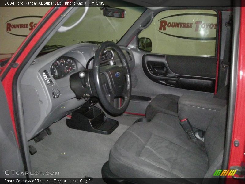 Bright Red / Flint Gray 2004 Ford Ranger XL SuperCab