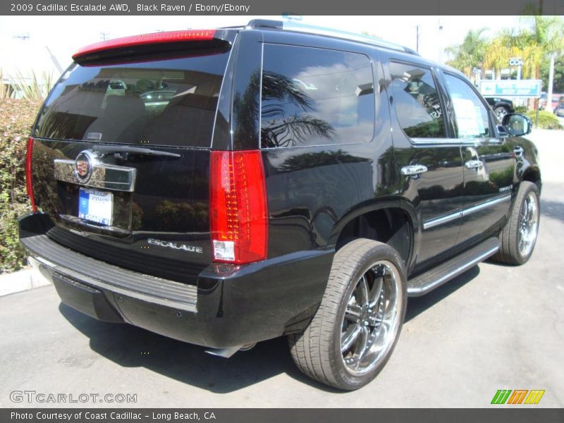 Black Raven / Ebony/Ebony 2009 Cadillac Escalade AWD