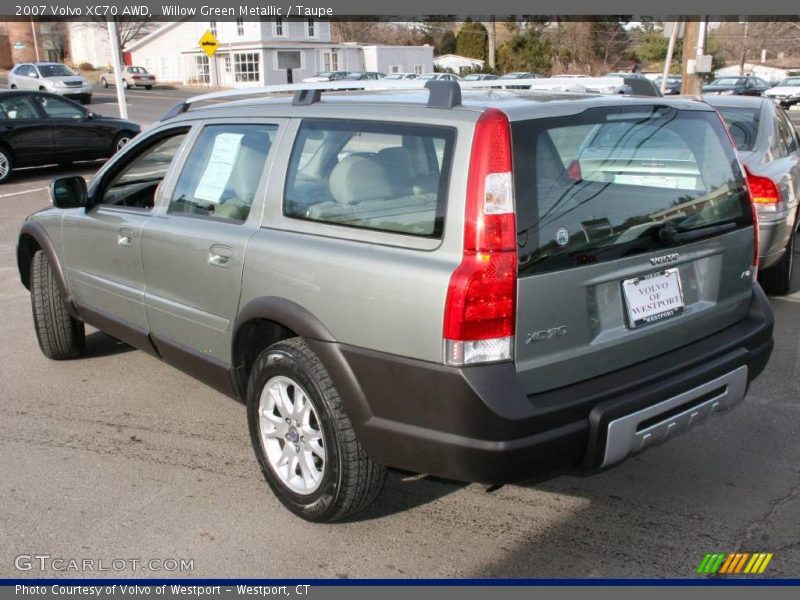 Willow Green Metallic / Taupe 2007 Volvo XC70 AWD