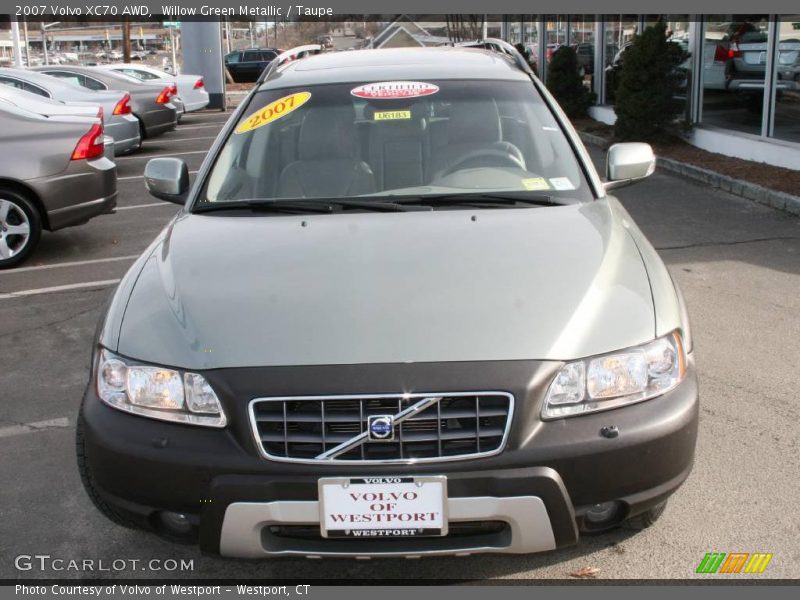 Willow Green Metallic / Taupe 2007 Volvo XC70 AWD