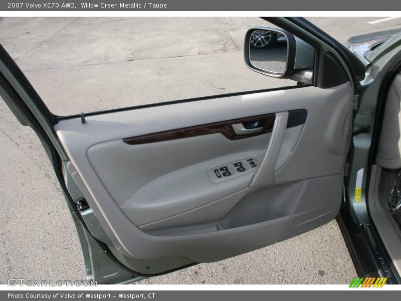 Willow Green Metallic / Taupe 2007 Volvo XC70 AWD