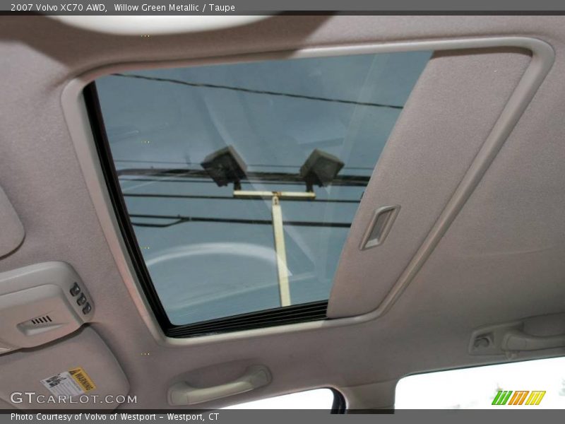 Willow Green Metallic / Taupe 2007 Volvo XC70 AWD