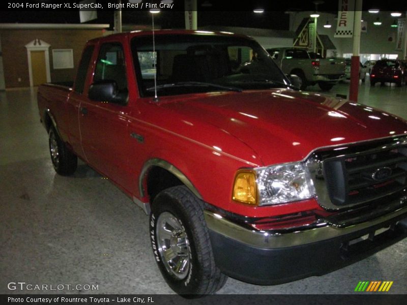 Bright Red / Flint Gray 2004 Ford Ranger XL SuperCab