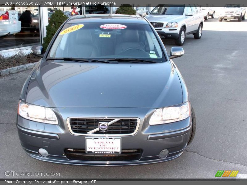 Titanium Gray Metallic / Graphite 2007 Volvo S60 2.5T AWD