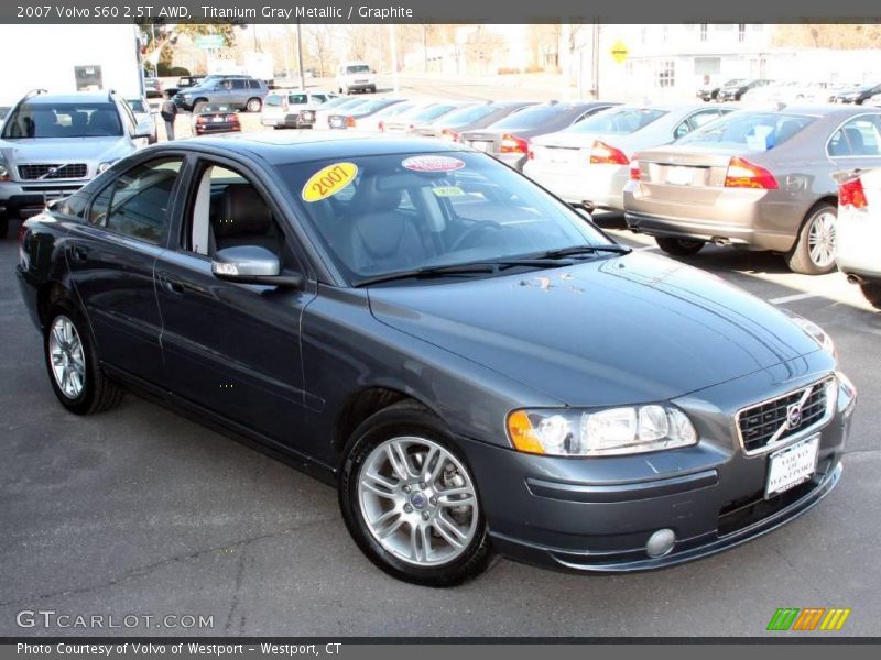 Titanium Gray Metallic / Graphite 2007 Volvo S60 2.5T AWD