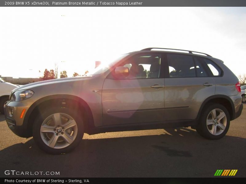 Platinum Bronze Metallic / Tobacco Nappa Leather 2009 BMW X5 xDrive30i