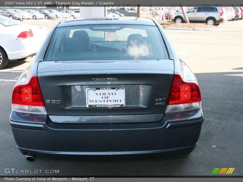 Titanium Gray Metallic / Graphite 2007 Volvo S60 2.5T AWD