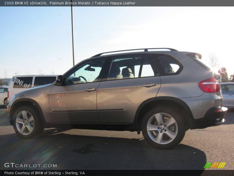 Platinum Bronze Metallic / Tobacco Nappa Leather 2009 BMW X5 xDrive30i