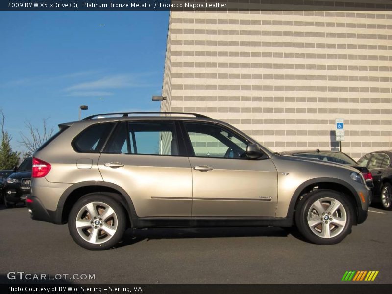 Platinum Bronze Metallic / Tobacco Nappa Leather 2009 BMW X5 xDrive30i