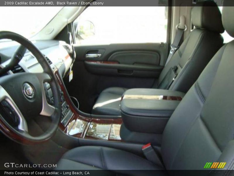 Black Raven / Ebony/Ebony 2009 Cadillac Escalade AWD