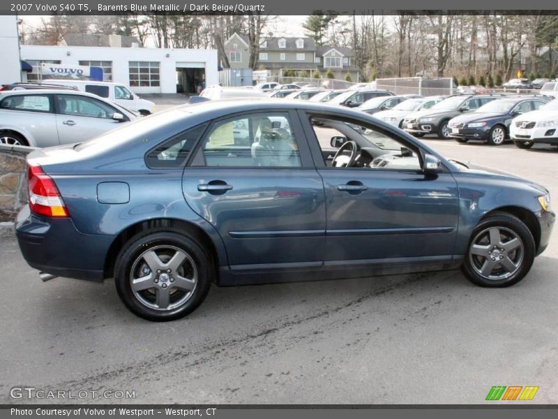 Barents Blue Metallic / Dark Beige/Quartz 2007 Volvo S40 T5