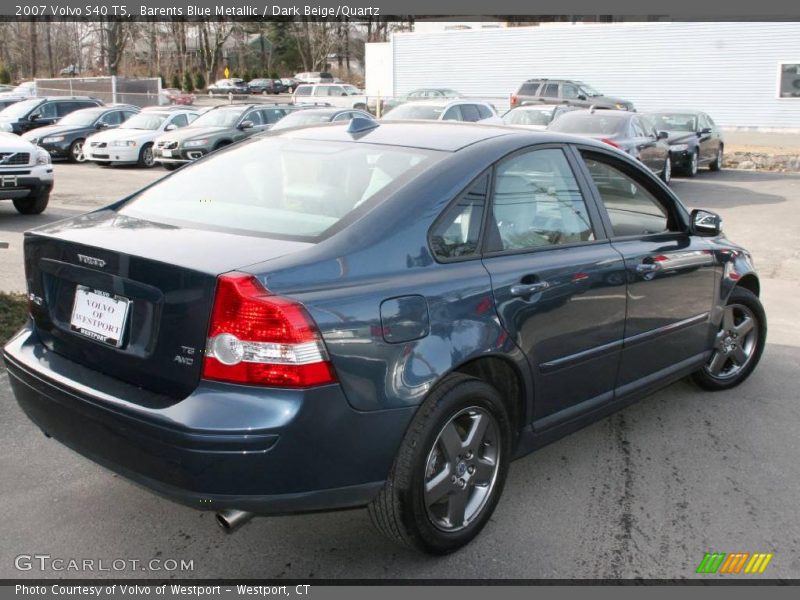 Barents Blue Metallic / Dark Beige/Quartz 2007 Volvo S40 T5