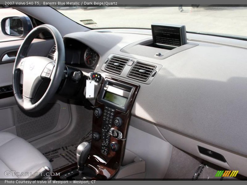 Barents Blue Metallic / Dark Beige/Quartz 2007 Volvo S40 T5