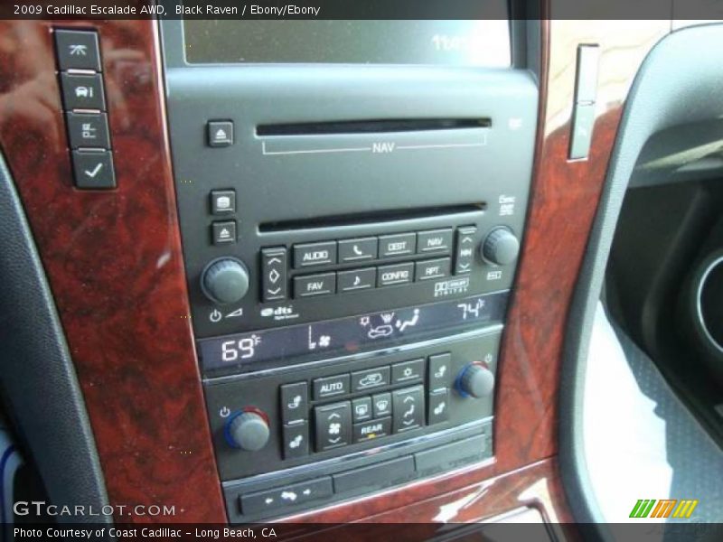 Black Raven / Ebony/Ebony 2009 Cadillac Escalade AWD