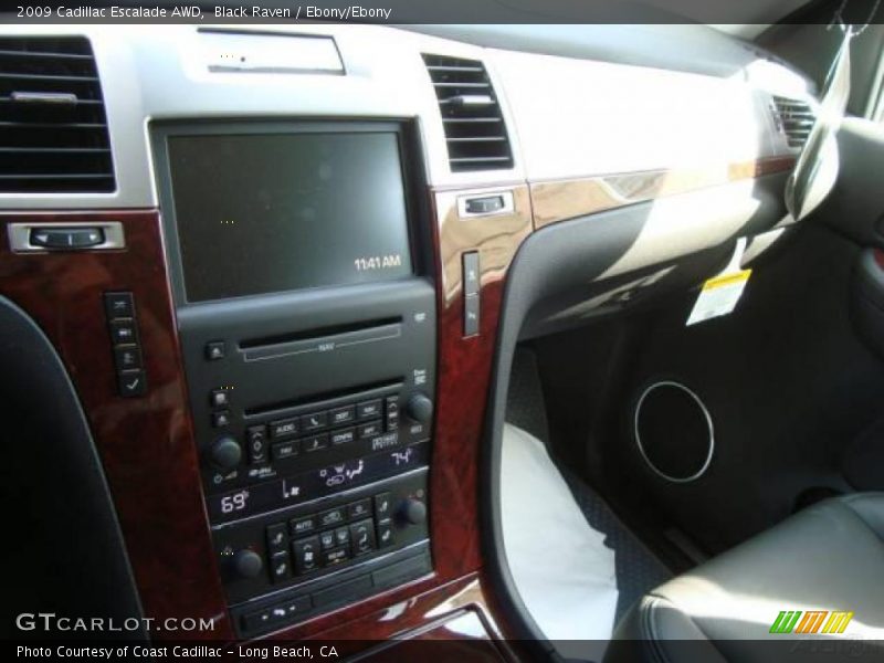 Black Raven / Ebony/Ebony 2009 Cadillac Escalade AWD