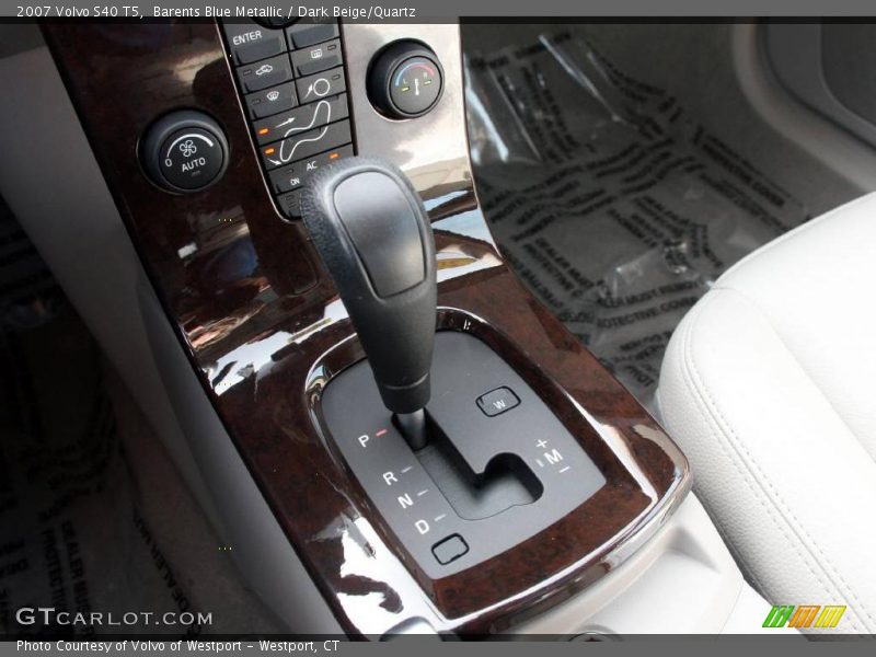 Barents Blue Metallic / Dark Beige/Quartz 2007 Volvo S40 T5