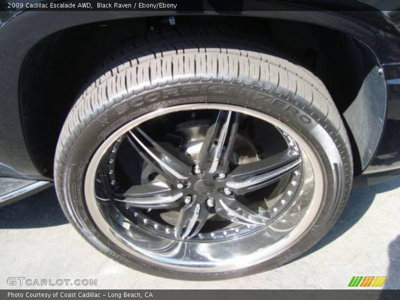 Black Raven / Ebony/Ebony 2009 Cadillac Escalade AWD