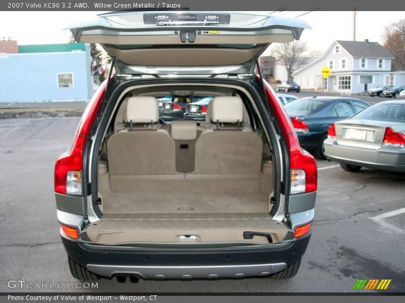 Willow Green Metallic / Taupe 2007 Volvo XC90 3.2 AWD