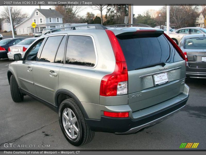 Willow Green Metallic / Taupe 2007 Volvo XC90 3.2 AWD