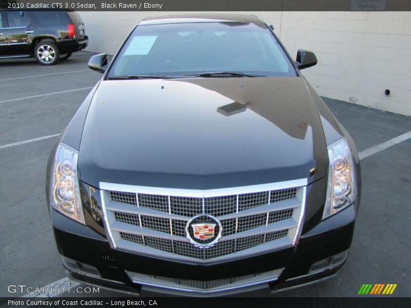 Black Raven / Ebony 2010 Cadillac CTS 3.0 Sedan