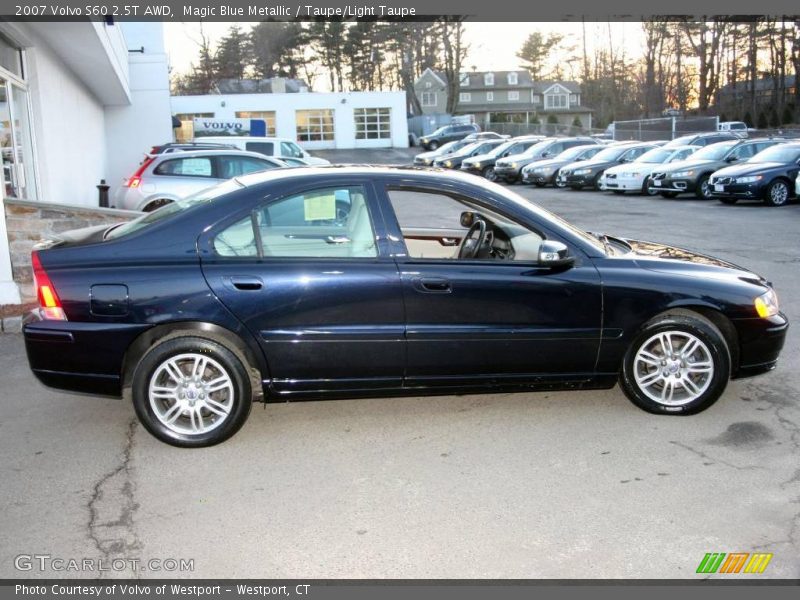 Magic Blue Metallic / Taupe/Light Taupe 2007 Volvo S60 2.5T AWD
