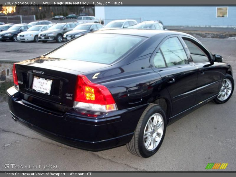Magic Blue Metallic / Taupe/Light Taupe 2007 Volvo S60 2.5T AWD