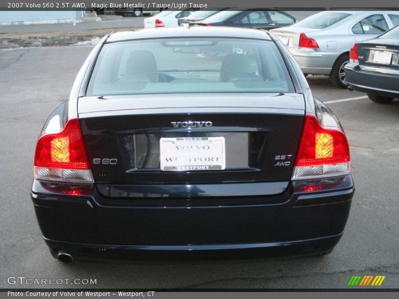 Magic Blue Metallic / Taupe/Light Taupe 2007 Volvo S60 2.5T AWD