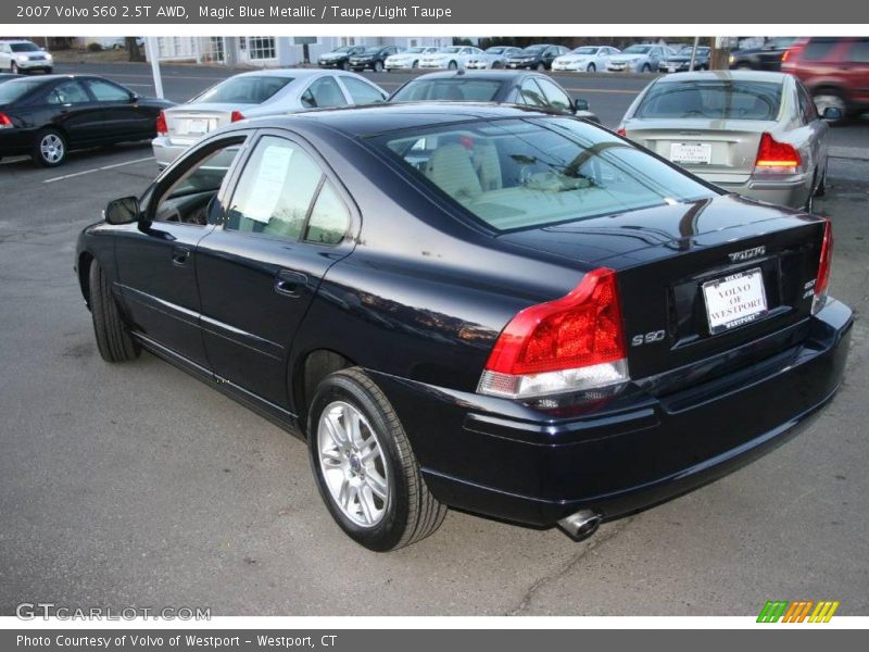 Magic Blue Metallic / Taupe/Light Taupe 2007 Volvo S60 2.5T AWD
