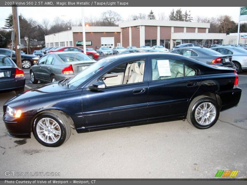 Magic Blue Metallic / Taupe/Light Taupe 2007 Volvo S60 2.5T AWD