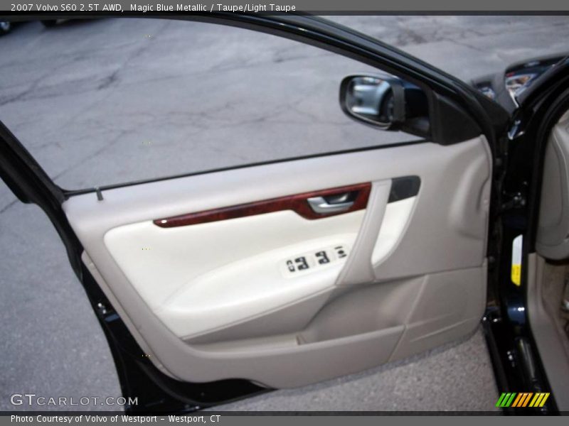 Magic Blue Metallic / Taupe/Light Taupe 2007 Volvo S60 2.5T AWD