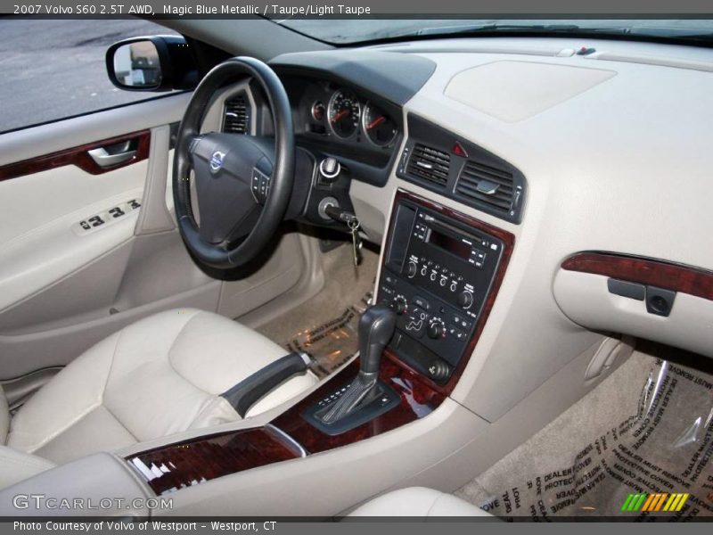 Magic Blue Metallic / Taupe/Light Taupe 2007 Volvo S60 2.5T AWD