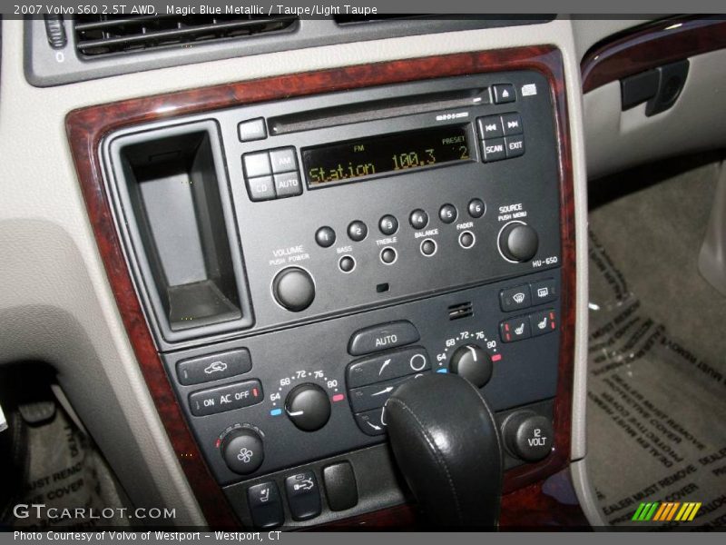 Magic Blue Metallic / Taupe/Light Taupe 2007 Volvo S60 2.5T AWD