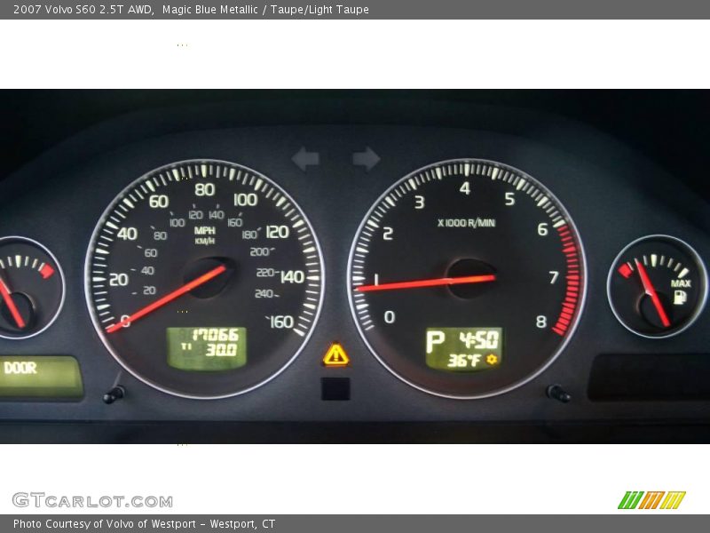 Magic Blue Metallic / Taupe/Light Taupe 2007 Volvo S60 2.5T AWD