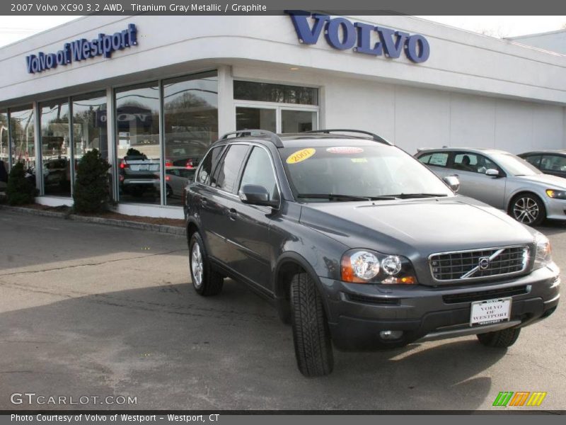 Titanium Gray Metallic / Graphite 2007 Volvo XC90 3.2 AWD