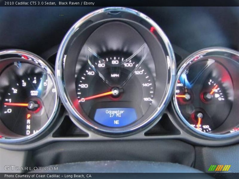 Black Raven / Ebony 2010 Cadillac CTS 3.0 Sedan