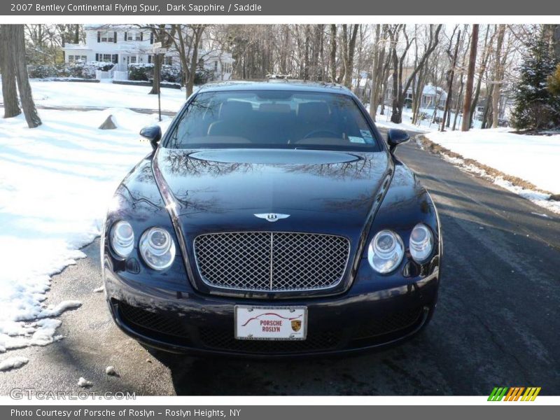 Dark Sapphire / Saddle 2007 Bentley Continental Flying Spur