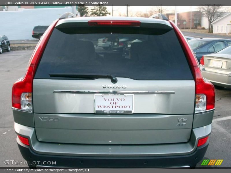 Willow Green Metallic / Sandstone 2008 Volvo XC90 V8 AWD