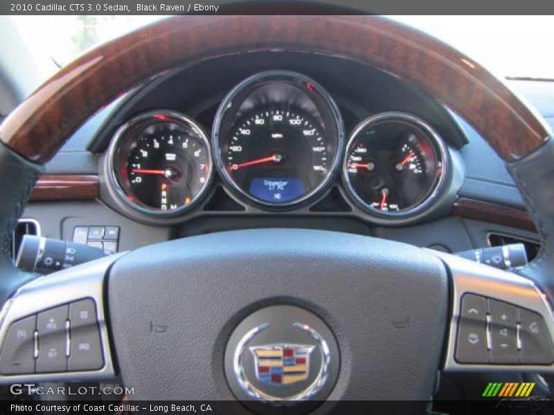 Black Raven / Ebony 2010 Cadillac CTS 3.0 Sedan