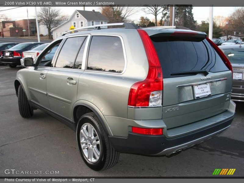 Willow Green Metallic / Sandstone 2008 Volvo XC90 V8 AWD