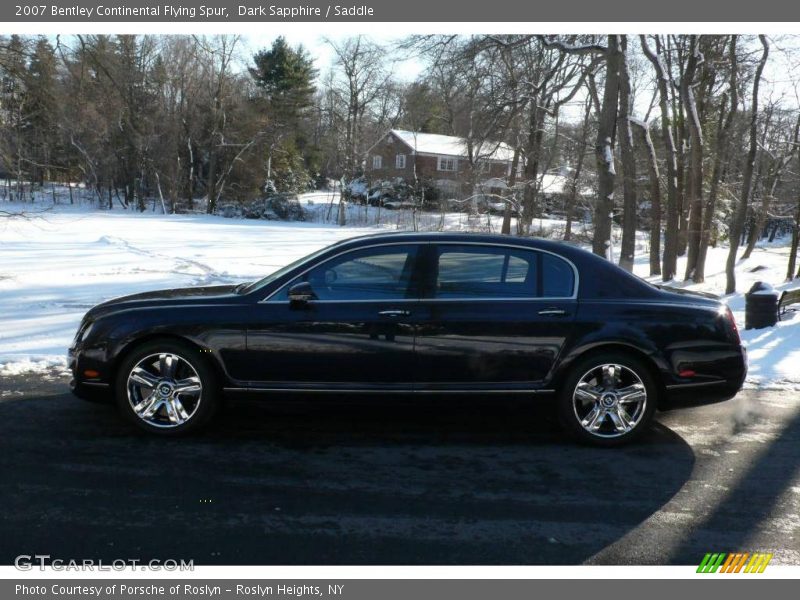Dark Sapphire / Saddle 2007 Bentley Continental Flying Spur