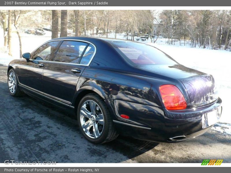 Dark Sapphire / Saddle 2007 Bentley Continental Flying Spur