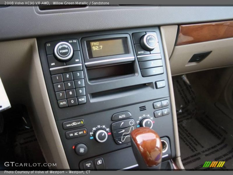 Willow Green Metallic / Sandstone 2008 Volvo XC90 V8 AWD